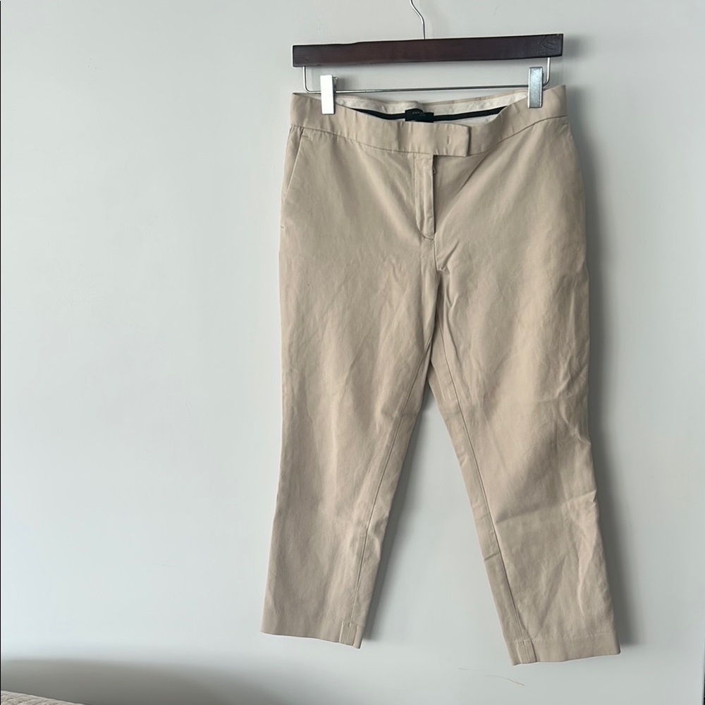 Ann Taylor Cream Petite Trousers